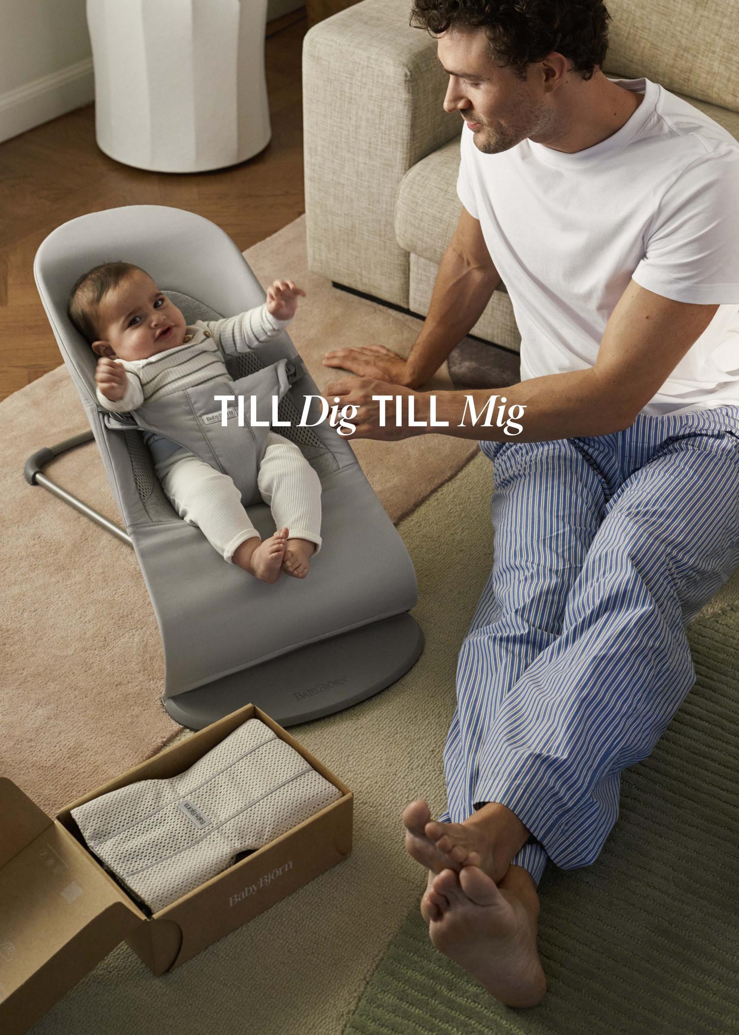 Babysitter Balance Soft Tri-Fabric, Till dig och till mig - BabyBjörn